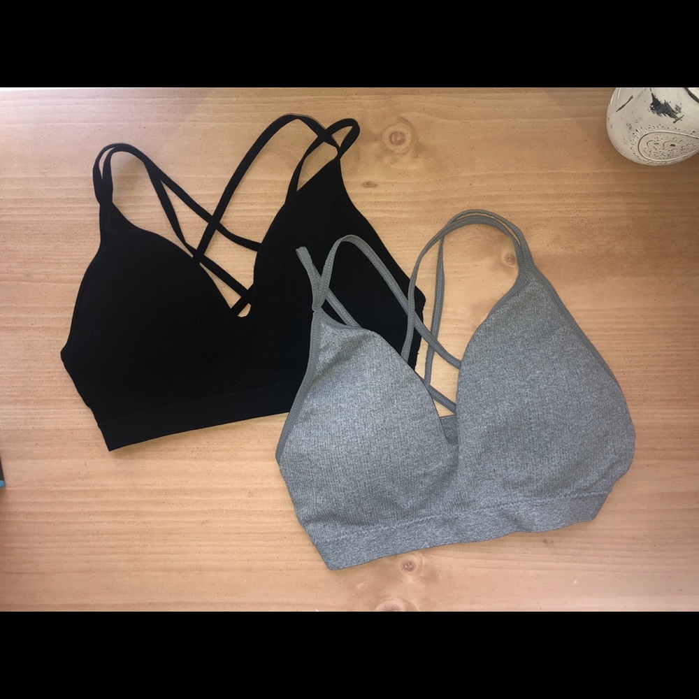 set of two bralettes